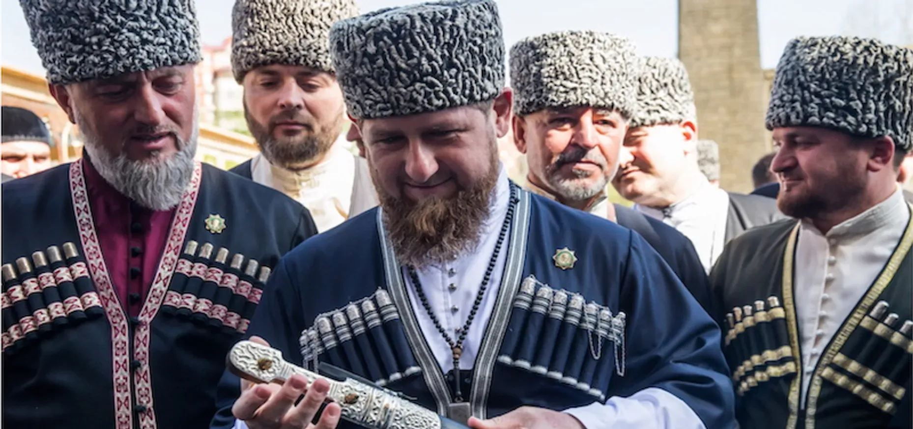 Fifteen-year-old Adam Kadyrov, the son of Chechen leader Ramzan